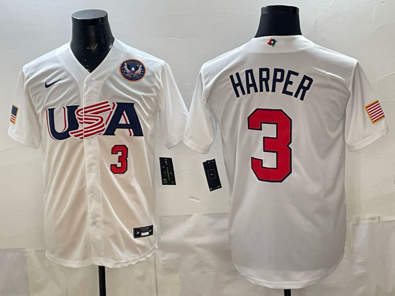 Men 2026 World cup white MLB Nike jersey 0086